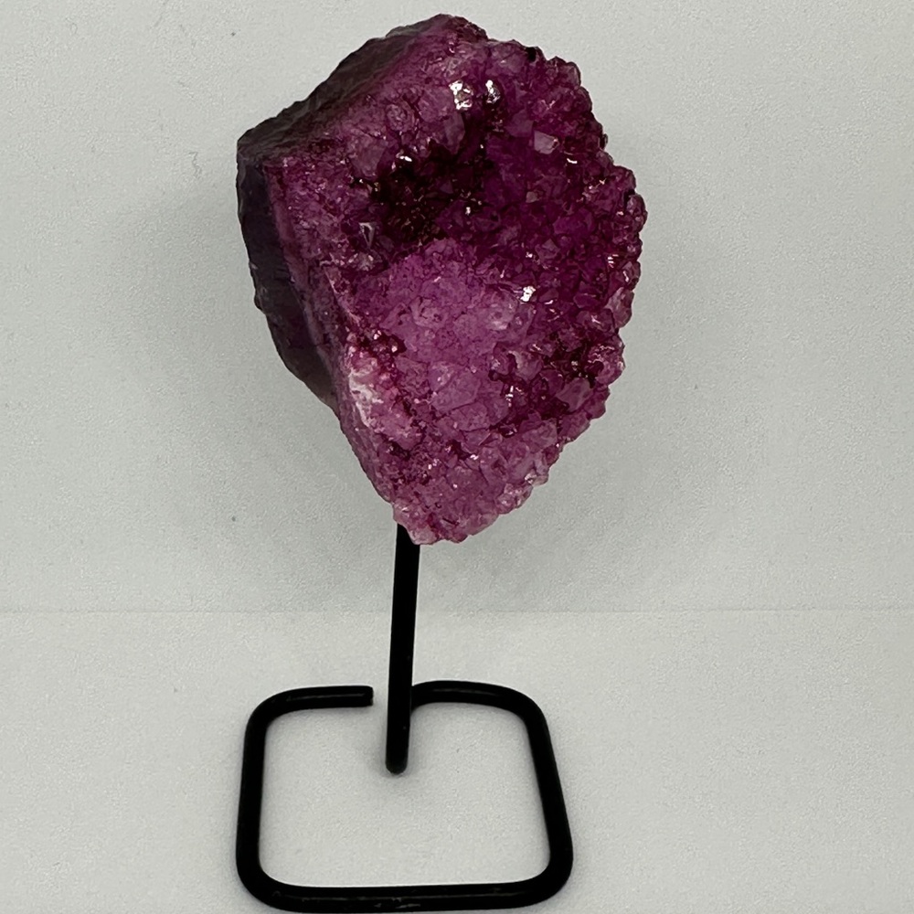 Purple Crystal Cluster on Stand - Picture 3 of 4